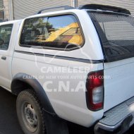 Rear Fiberglass Canopy for Nissan Pickup D22 with Movable Side Glasses